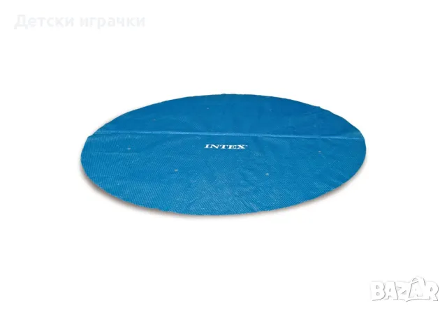Соларно покривало Intex, диаметър 488 см, PVC, UV устойчиво, снимка 2 - Басейни и аксесоари - 49925626