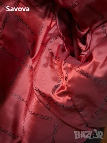 DSQuared2 кожено яке, снимка 3 - Якета - 52282312