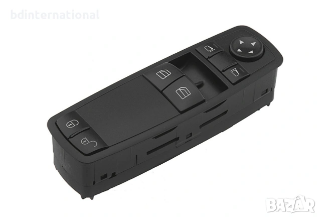 1698206410 Бутони Ключ за ел.стъкла Mercedes A W169, B W245, Без Прибиране, 3 ПИН