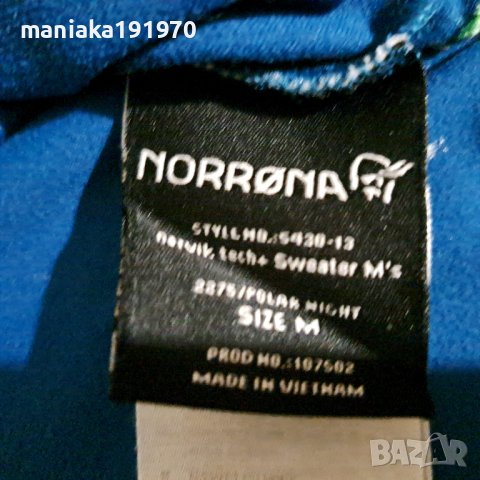 Norrona narvik tech+ sweater (М) мъжка техническа термо блуза, снимка 6 - Спортни дрехи, екипи - 38089618