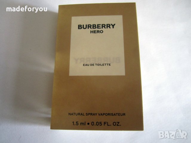 Парфюм мостра нов оригинален Burberry Hero EDT, снимка 1