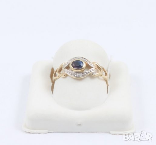 нов златен пръстен 48775-1, снимка 1 - Пръстени - 39599726