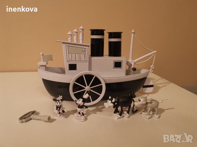 Мики Маус 1928 - Параходът (Параходчето) Уили Музикална играчка Steamboat Willie, снимка 4 - Музикални играчки - 42873165