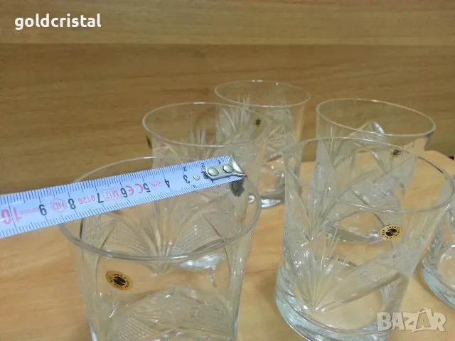 кристални чаши серия Зорница , снимка 9 - Антикварни и старинни предмети - 49427013