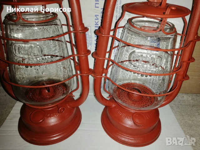 Продавам 2бр стари немски фенери" FEURHAND" 