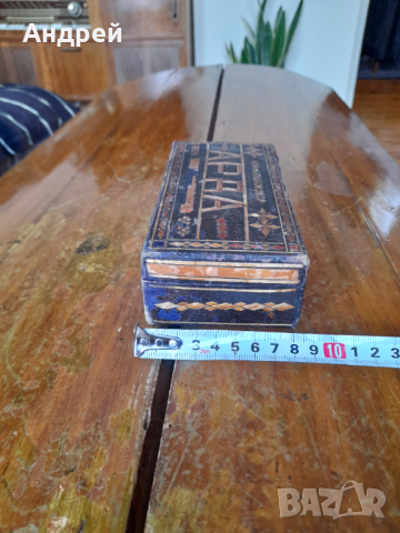 Стара дървена кутия Арда, снимка 3 - Други ценни предмети - 44780670