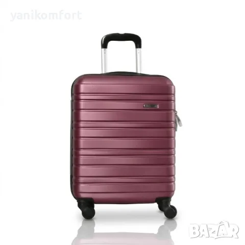 Куфар за ръчен багаж 55×40×20 см ABS – 4 колела и шифър
