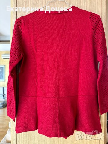 Блуза Карен Милън с пеплум, снимка 4 - Блузи с дълъг ръкав и пуловери - 42469971