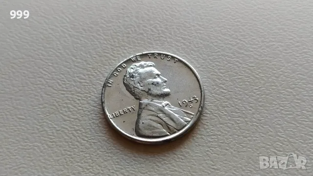 1 цент 1943 D САЩ, снимка 1