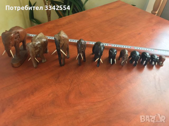 ФИГУРА ДЪРВОПЛАСТИКА РЕЗБА СТАТУЕТКА СКУЛПТУРА-СЛОН