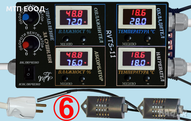 Управление за сушилня, месо, мезета, наденици, снимка 6 - Друга електроника - 43576186