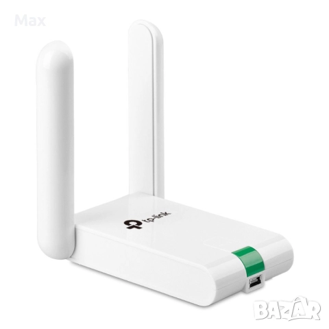 Безжичен USB адаптер TP-Link - TL-WN822N, 300Mbps, бял, снимка 1