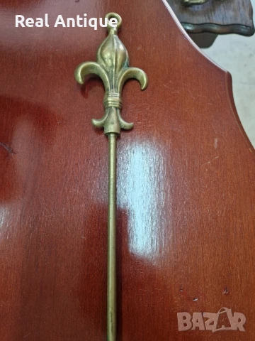 Антикварна голяма английска бронзова обувалка , снимка 6 - Антикварни и старинни предмети - 50792439