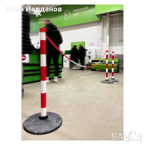 Сигнално колче 110 см, 4 кг , снимка 9 - Рекламни табели - 18317116