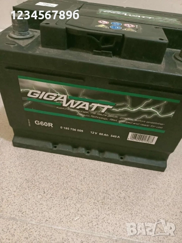 акомулатор 60Ah, снимка 3 - Друга електроника - 52845763