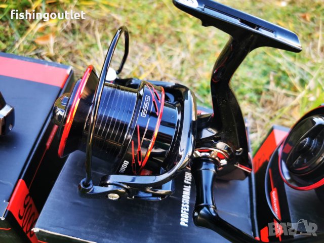 Три нови шарански макари с 4 лагера Surfcasting 9000, снимка 4 - Макари - 39364022