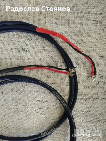 Кабел за тонколони DH Labs Silver Sonic T-14, 2m Pair with Spades, снимка 2 - Тонколони - 54117738