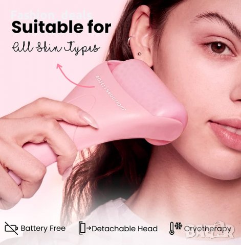 Нов ролер за лице Грижа за кожата Намаляване на бръчки, Подпухналост, снимка 4 - Други - 38318183