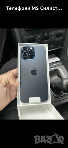 Apple Iphone 15 Pro MaX Blue Titanium 98% Батерия в Гаранция