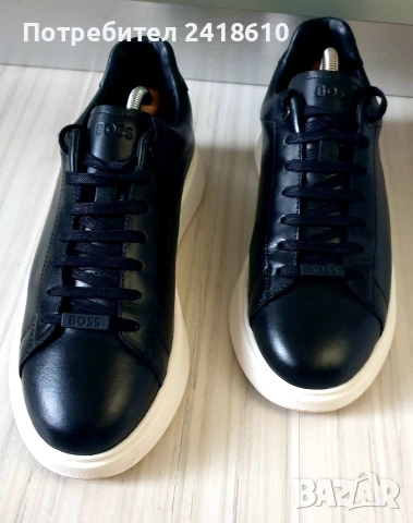 Hugo Boss Leather Mens Size 41/26см ОРИГИНАЛ! Мъжки спортно - елегантни обувки естествена кожа!, снимка 3 - Кецове - 53736506