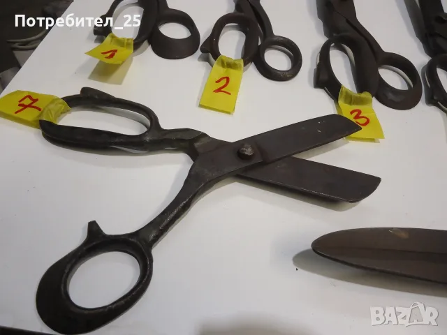 Стари шивашки ножици, снимка 11 - Други ценни предмети - 56333655