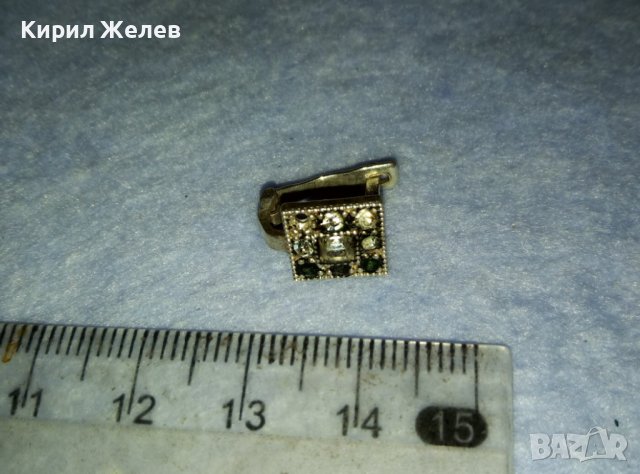 СТАРА СРЕБЪРНА АНГЛИЙСКА СКЪПОЦЕННА ВИНТИДЖ АРТ ОБЕЦА СРЕБРО 925 ПРОБА 38825, снимка 4 - Обеци - 42425184