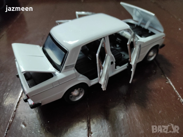 1/24 ЛАДА 2106 модел на автомобил, снимка 5 - Други ценни предмети - 53056550