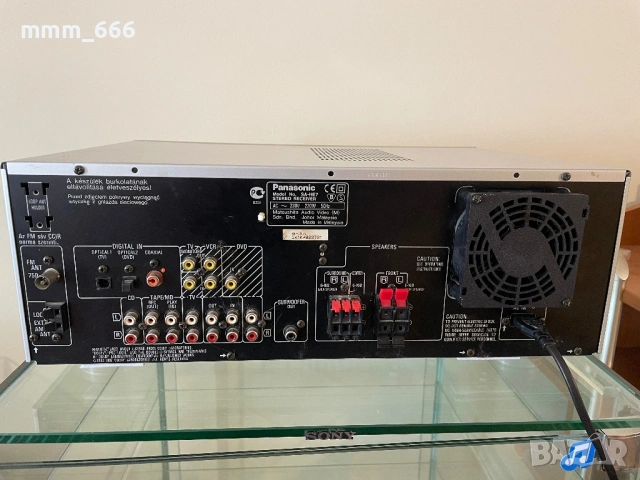 Ресивър Panasonic, снимка 5 - Ресийвъри, усилватели, смесителни пултове - 54092464
