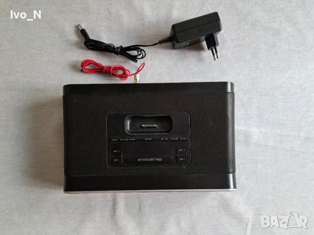 Радио часовник HMDX-B145 /AUX/ iPhone/iPod Dock., снимка 4 - Радиокасетофони, транзистори - 42155536