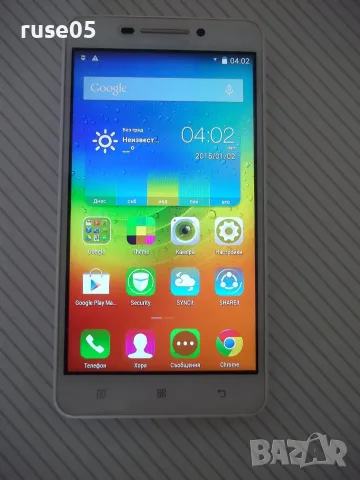 Смартфон "Lenovo A5000" бял работещ, снимка 4 - Lenovo - 56237681