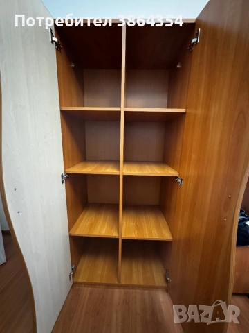 Комплект мебели за детска/спалня – 2 легла + гардероб + секция | ПОДАРЪК бюро и ракла, снимка 3 - Спални и легла - 53934494