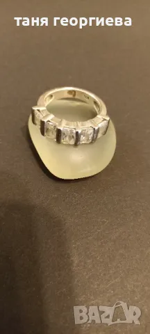 сребърен комплект с цирконий , снимка 5 - Бижутерийни комплекти - 48487823