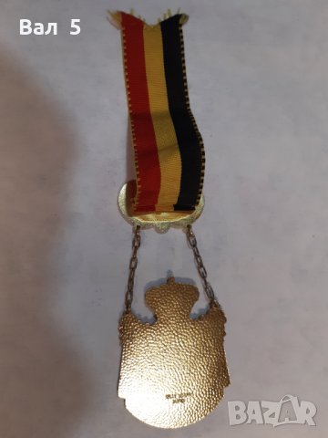 Рядък  голям красив медал , плакет - 150 години БЕЛГИЯ, снимка 7 - Антикварни и старинни предмети - 35366974