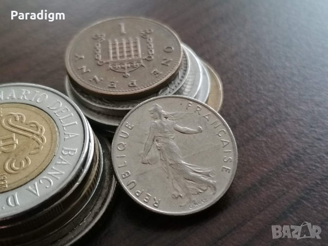 Монета - Франция - 1/2 (половин) франк | 1987г., снимка 2 - Нумизматика и бонистика - 35378399