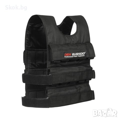 Тренировъчна Жилетка С Регулируема Тежест – Черна 40 Кг (40 Х 1 Кг), снимка 17 - Фитнес уреди - 40771287