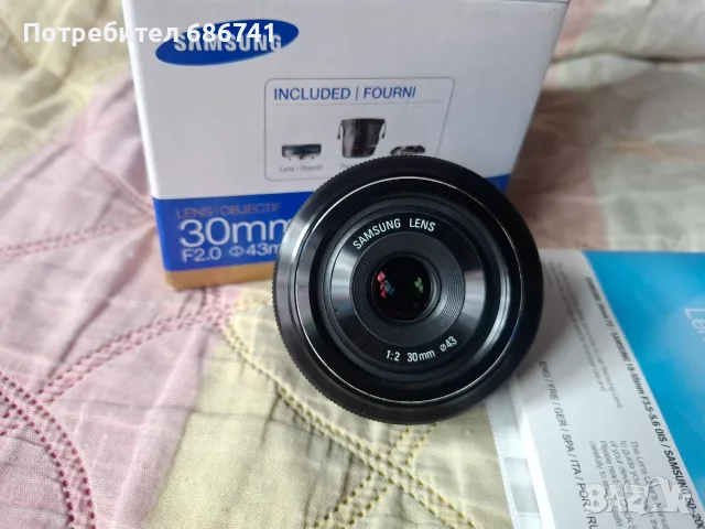 Обективи Samsung nx 30mm 1:2 тип палачинка и nx 50-200mm 1:4-5,6 ED OIS пакетна цена7