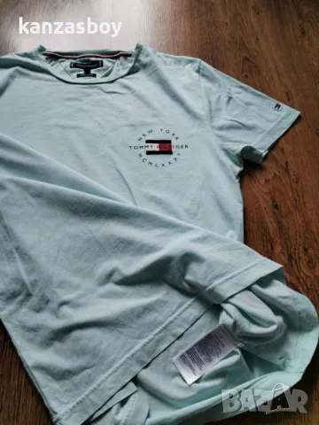 Tommy Hilfiger - страхотна мъжка тениска КАТО НОВА Л, снимка 6 - Тениски - 49715634