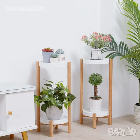 Цветарник на две нива, к-т от 2бр UNHO XJ456-2C, снимка 3 - Стайни растения - 49008579