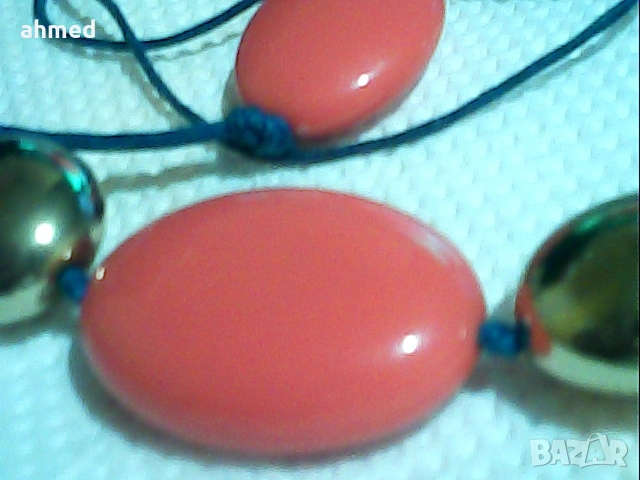 старо красиво колие сес естествени камъни, снимка 4 - Колиета, медальони, синджири - 53252896