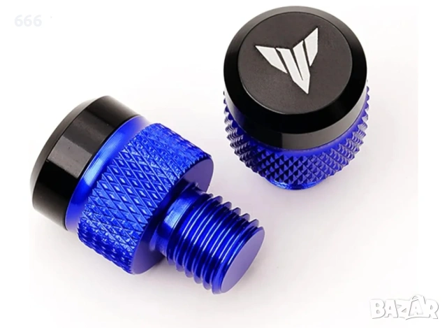 2 бр. M10*1.25 Винтови болтове за тапи за огледала за мотоциклет, подходящи за Yamaha, снимка 6 - Аксесоари и консумативи - 53012462