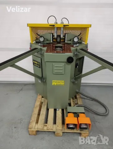 Ъглонабивна машина PRESSTA EISELE с двойна регулируема глава, снимка 2 - Други машини и части - 49853639