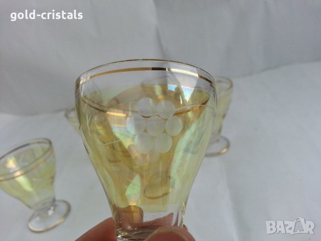 Ретро чашки за ракия с гарафа , снимка 3 - Антикварни и старинни предмети - 33818283