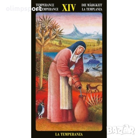 карти таро  LOSCARABEO BOSCH  Тези фантастични образи, вдъхновени от картините на фламандския художн, снимка 2 - Карти за игра - 42860840