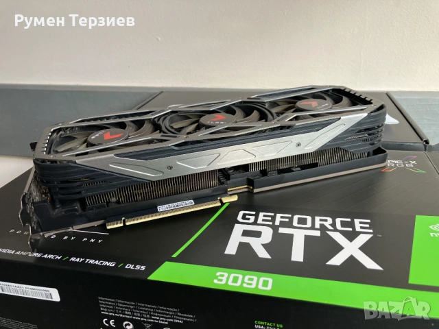 PNY GeForce RTX 3090 24GB, снимка 6 - Видеокарти - 54363353