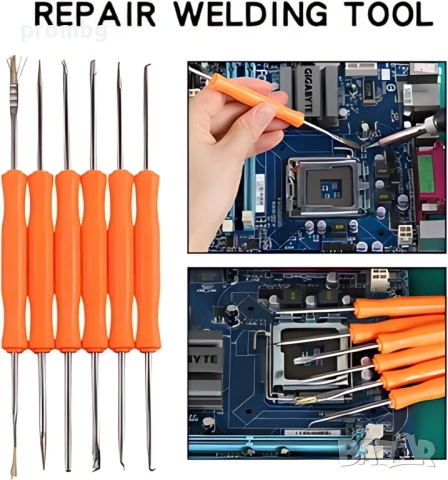 шила, шило 6 бр. за запояване, четки, Германия