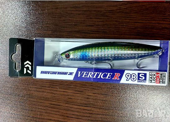 Воблер DAIWA Shoreline Shiner Z Vertice R 98S- 17.7g., снимка 4 - Такъми - 38490033