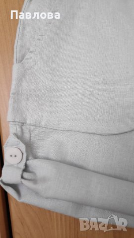 Нови къси панталонки от лен XS 34 размер, снимка 3 - Къси панталони и бермуди - 37369996