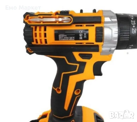 Ударна машина за пробиване и завинтване, 2 батерии 24 V, зарядно устройство, включени 30 акс - A&T, снимка 5 - Бормашини - 49250556