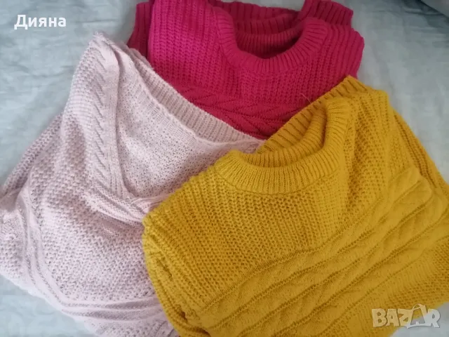 3 броя дамски пуловери, снимка 1
