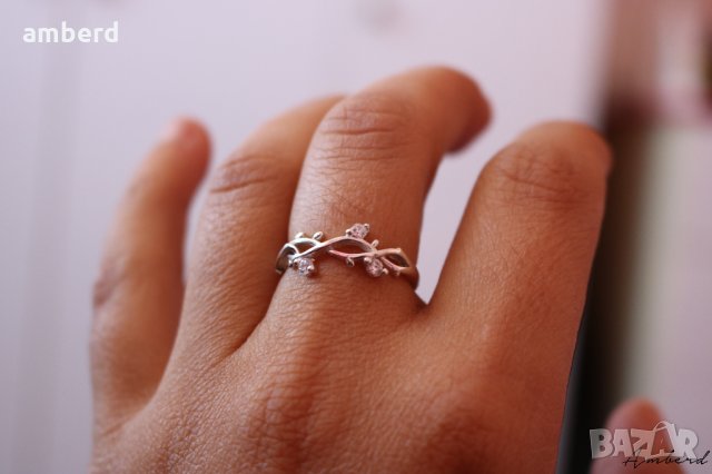 Много красив сребърен пръстен - модел R079, снимка 2 - Пръстени - 28878410